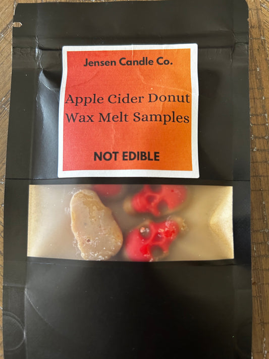 Apple Cider Donut Wax Melt samples